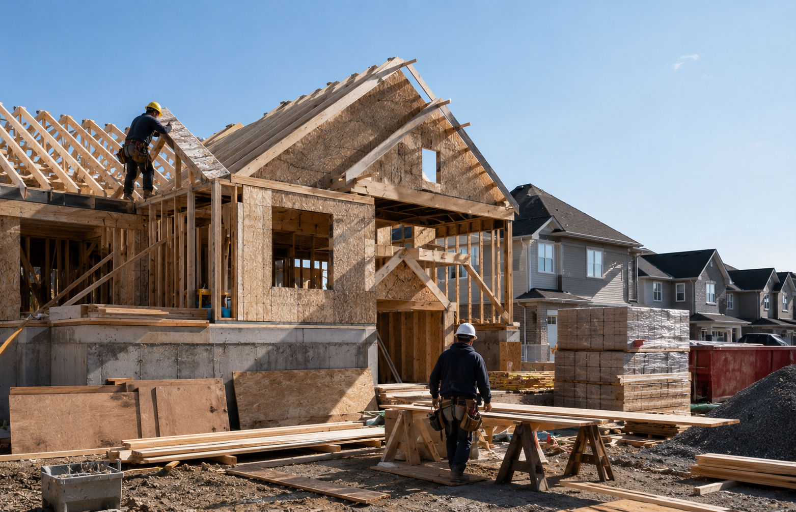 Canadian Housing Starts Dip 6% in May While Construction Activity Rises