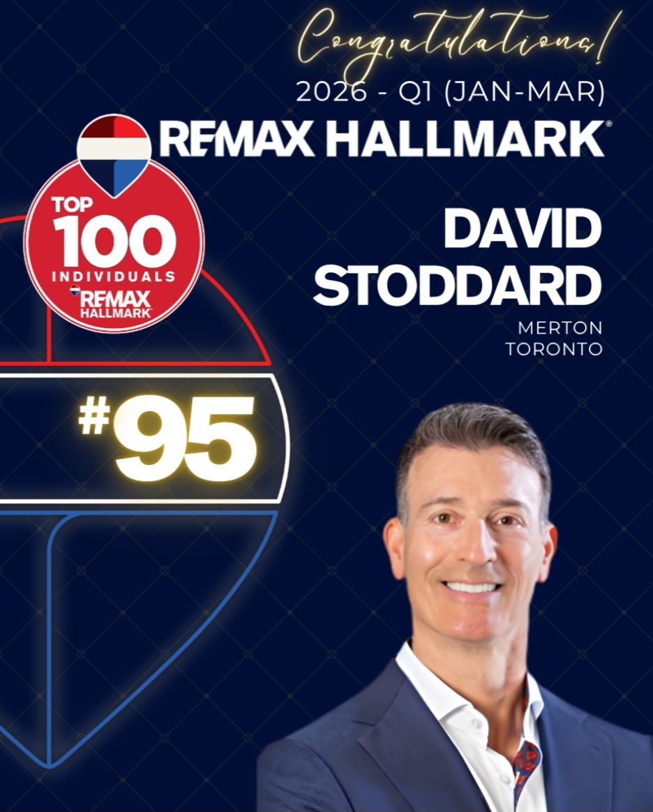 Congrats David! You're in the Top 100 Individuals at REMAX Hallmark