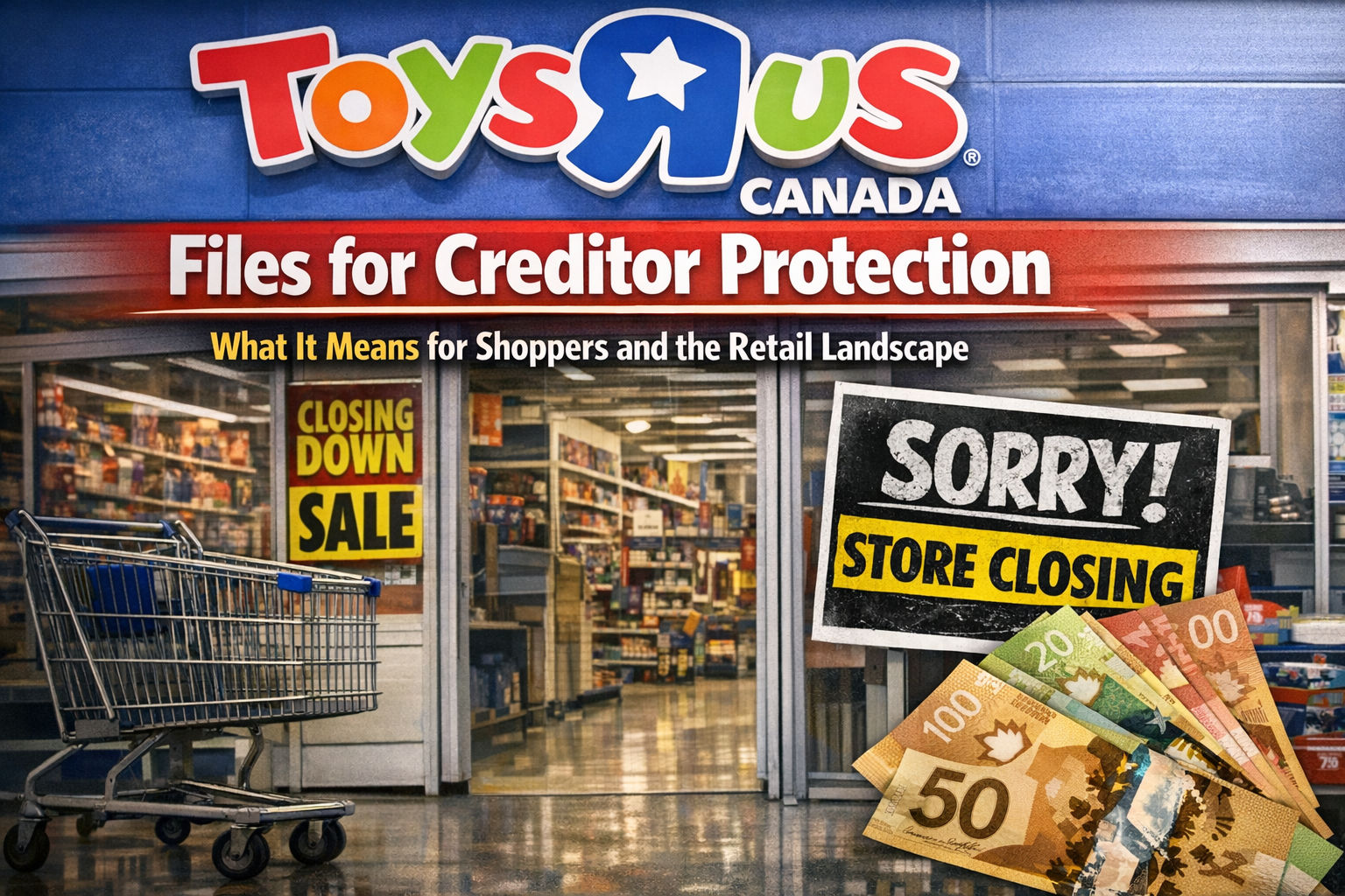 Toys "R" Us Canada Files for Creditor Protection