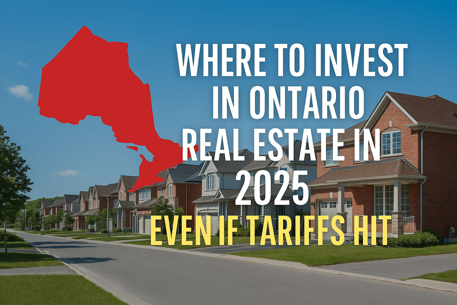 Best Places to Buy Real Estate in Ontario in 2025 (Tariff-Proof Picks)