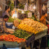 AMMAN, JORDAN – APRIL 3, 2017: Fruit and vegetable market in Amman, Jordan