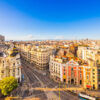 Calle de Alcala in Madrid, Spain