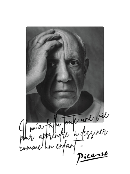 Picasso : dessiner comme un enfant