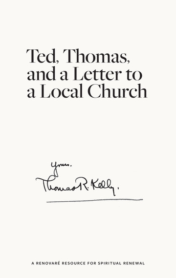 Ted, Thomas, and a Letter to a Local Church