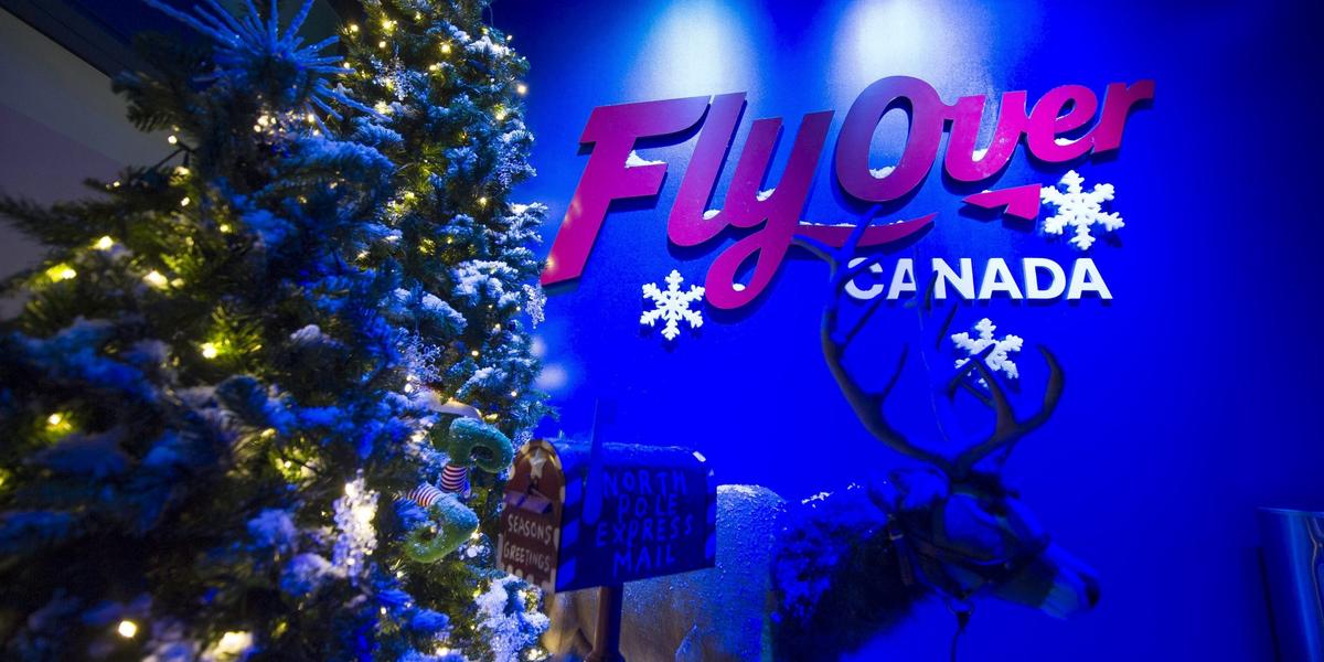 Christmas at FlyOver Canada is an Incredible Christmas Experience!