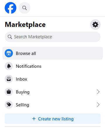 Facebook Marketplace, a virtual buy and sell platform