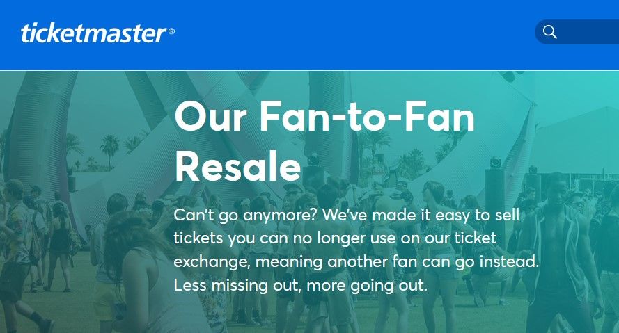 Allowing users to sell tickets with Ticketmaster's Fan-to-Fan Resale