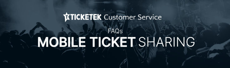 Ticketek's ticket sharing feature