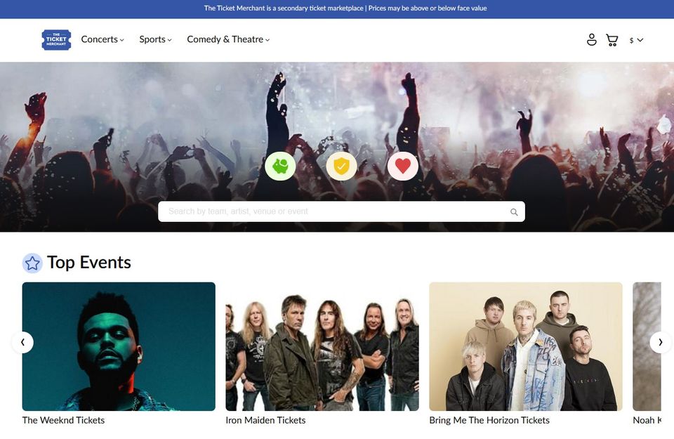 The Ticket Merchant, a trusted secondary ticket marketplace