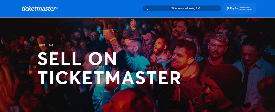 Reselling tickets on the global platform Ticketmaster