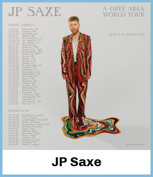 JP Saxe Upcoming Tours & Concerts In Brisbane