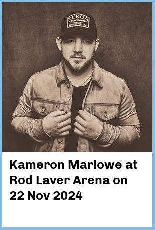 Kameron Marlowe at Rod Laver Arena in Melbourne