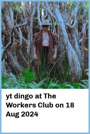 yt dingo at The Workers Club in Fitzroy