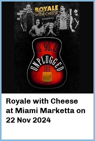 Royale with Cheese at Miami Marketta in Gold Coast