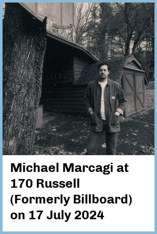 Michael Marcagi at 170 Russell (Formerly Billboard) in Melbourne