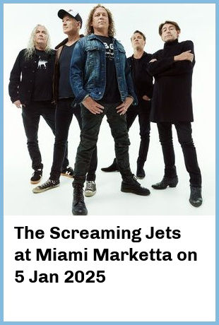 The Screaming Jets at Miami Marketta in Gold Coast