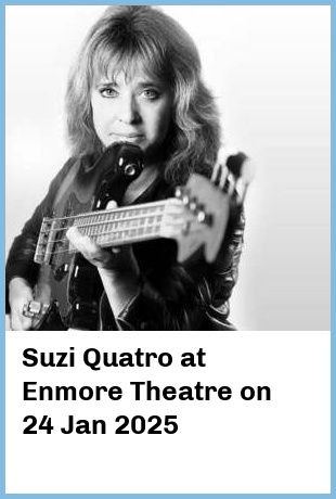 Suzi Quatro at Enmore Theatre in Newtown