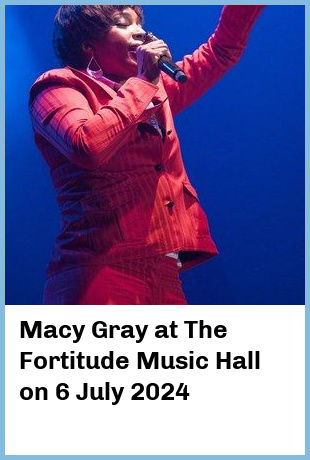 Macy Gray at The Fortitude Music Hall in Brisbane