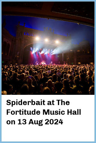 Spiderbait at The Fortitude Music Hall in Brisbane