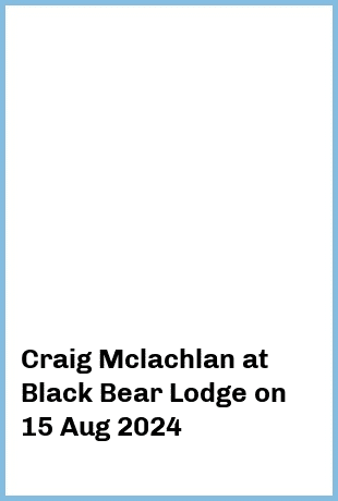 Craig Mclachlan at Black Bear Lodge in Fortitude Valley