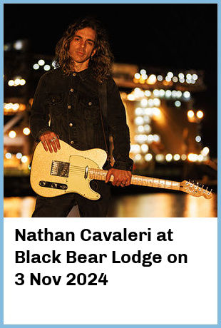 Nathan Cavaleri at Black Bear Lodge in Brisbane