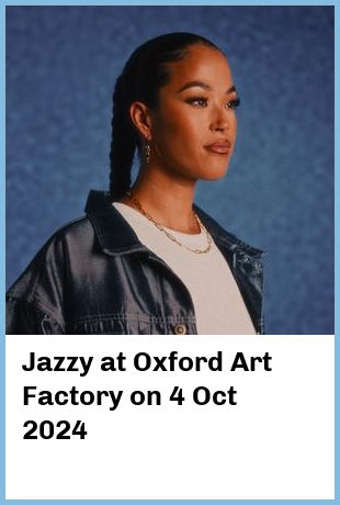 Jazzy at Oxford Art Factory in Darlinghurst