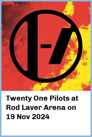 Twenty One Pilots at Rod Laver Arena in Melbourne