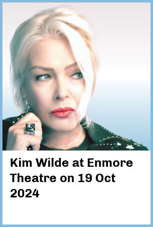 Kim Wilde at Enmore Theatre in Newtown