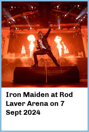 Iron Maiden at Rod Laver Arena in Melbourne