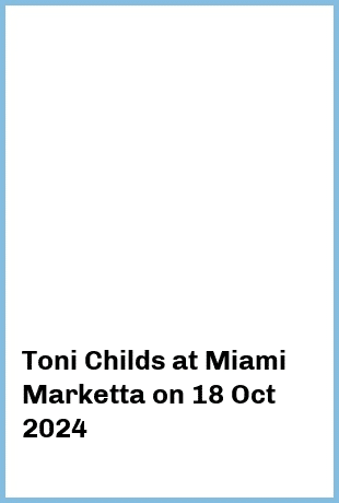 Toni Childs at Miami Marketta in Gold Coast