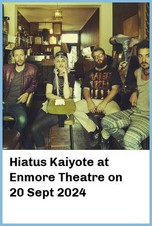 Hiatus Kaiyote at Enmore Theatre in Newtown