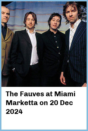 The Fauves at Miami Marketta in Gold Coast