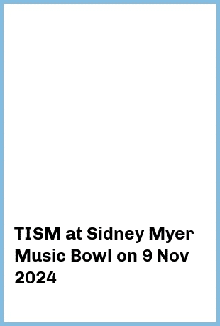 TISM at Sidney Myer Music Bowl in Melbourne