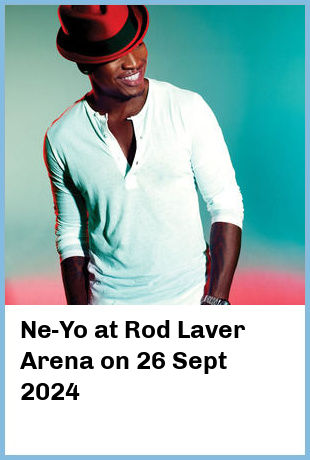 Ne-Yo at Rod Laver Arena in Melbourne