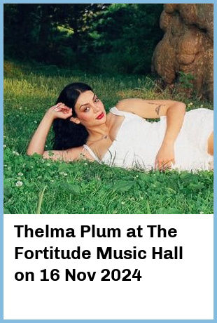 Thelma Plum at The Fortitude Music Hall in Brisbane