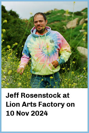 Jeff Rosenstock at Lion Arts Factory in Adelaide