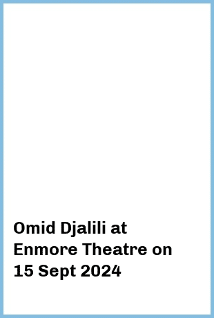 Omid Djalili at Enmore Theatre in Newtown