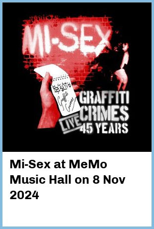 Mi-Sex at MeMo Music Hall in Saint Kilda