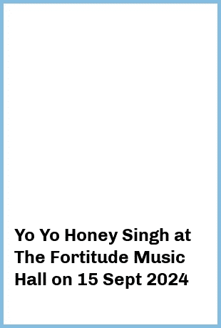 Yo Yo Honey Singh at The Fortitude Music Hall in Brisbane