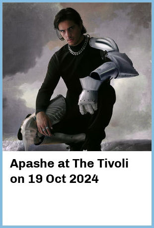 Apashe at The Tivoli in Brisbane