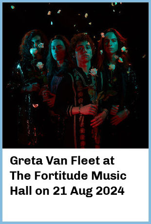 Greta Van Fleet at The Fortitude Music Hall in Brisbane