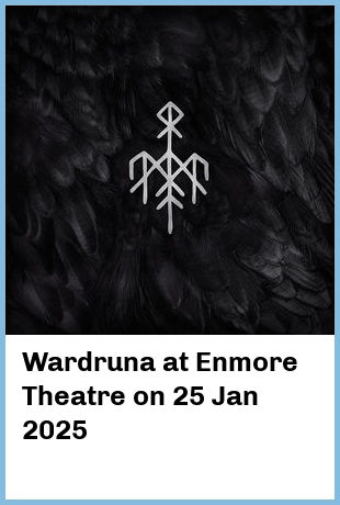 Wardruna at Enmore Theatre in Newtown