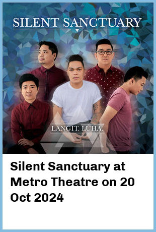 Silent Sanctuary at Metro Theatre in Sydney