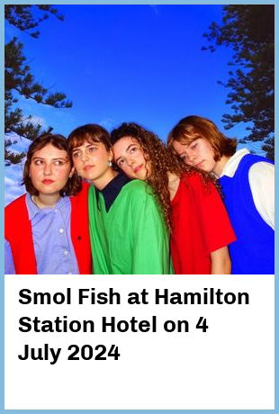 Smol Fish at Hamilton Station Hotel in Newcastle