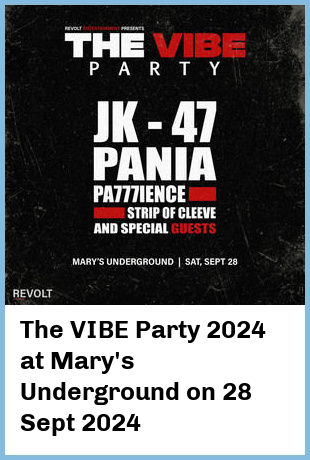 The VIBE Party 2024 at Mary's Underground in Sydney