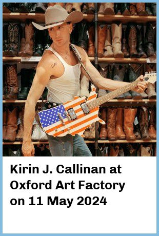 Kirin J. Callinan at Oxford Art Factory in Sydney