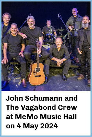 John Schumann and The Vagabond Crew at MeMo Music Hall in Saint Kilda