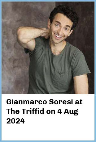 Gianmarco Soresi at The Triffid in Brisbane