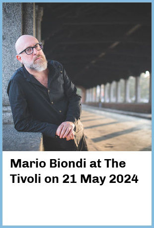 Mario Biondi at The Tivoli in Brisbane