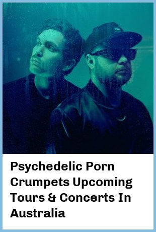 Psychedelic Porn Crumpets Upcoming Tours & Concerts In Australia